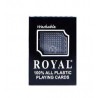 24 Decks Plastic Playing Cards Royal Brand Washable