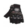 Pro-Biker leather half gloves