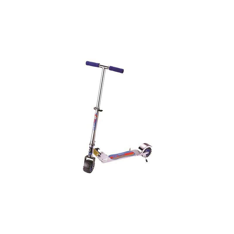 Rubber wheels scooter