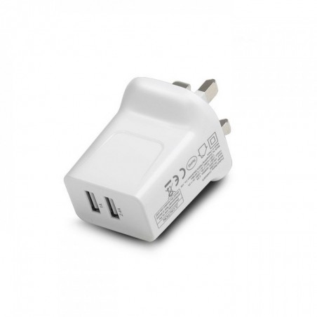 Pisen Dual USB Charger 2.4A UK Plug Smart Version