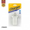 Pisen Dual USB Charger 2.4A UK Plug Smart Version