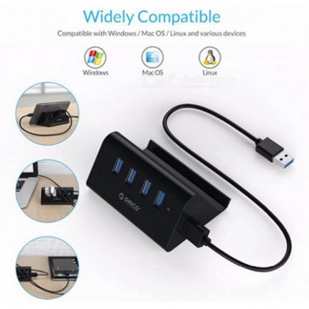 ORICO 5Gbps 4 ports SB 3.0 / 2.0 HUB for Desktop Laptop with Stand Holder