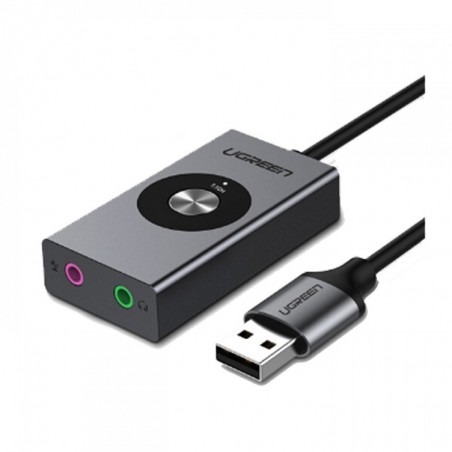 Ugreen 7.1 Channel USB Audio Gray Adapter