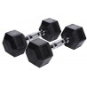 Rubber Hex Dumbbell (single)
