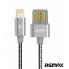 Remax Tinned Copper Lightning Cable RC-080i Charging & Data Cable Silver