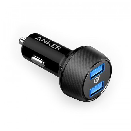 Anker PowerDrive Speed 2QC Car Charger - Black