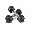 Rubber Hex Dumbbell 5 kg  (2.5kg x 2)