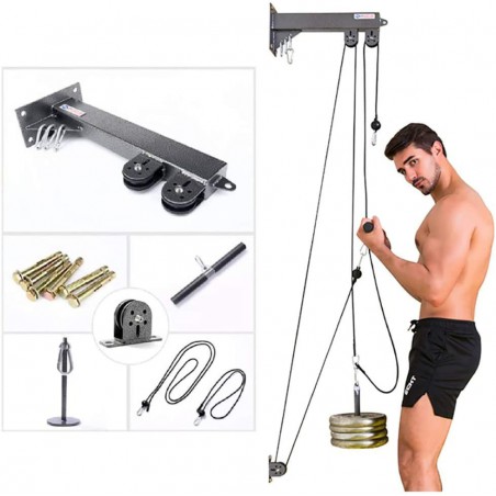 Wall Mounted Lat Pull Down - Wall Mounted Pulley Weight System