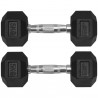 Rubber Hex Dumbbell (single)