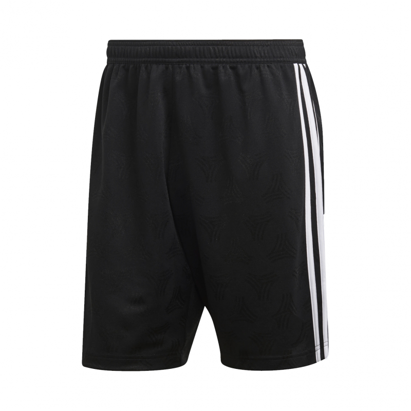 Black adidas football sales shorts