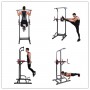 Chin up and dip Station ab tower full body workout power tower