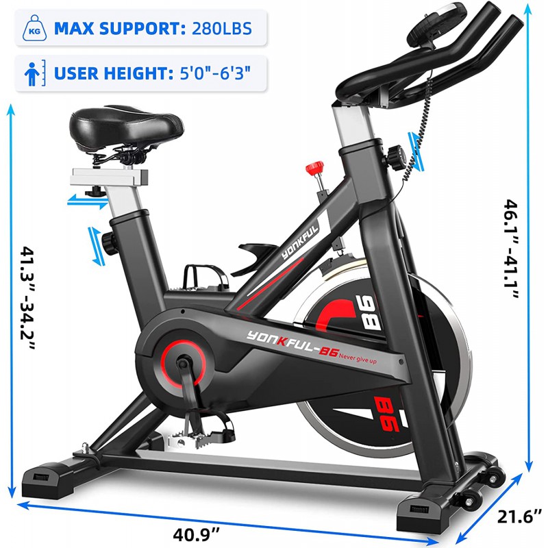 yonkful exercise bike reviews