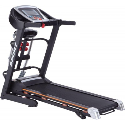 Multifunctional Foldable motorized treadmill With Massager and Dumbbell Health Fit 9028DS