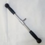 Lat Bar Gym Cable attachment row Bar with Rubber Handle
