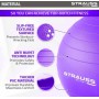 Anti Burst gym massage exercise and fitness ball 65cm with pump
