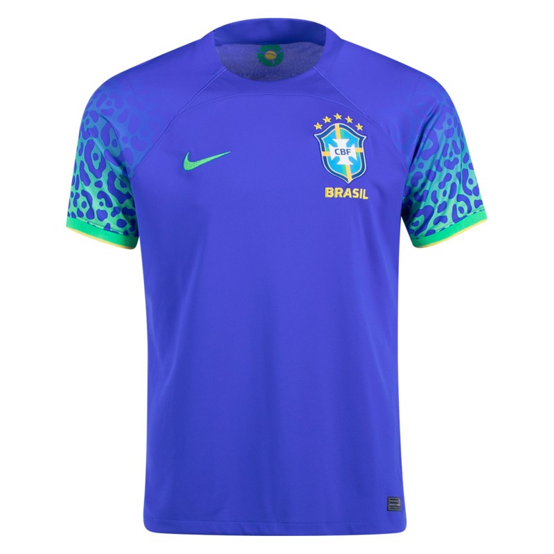 Brazil World Cup Away Jersey 22-23 Fan Version Club Jerseys ...