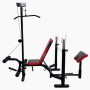 Weight bench with Lat pull down and Preacher curl