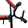 Weight bench with Lat pull down and Preacher curl