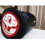 Pu Leather Gym bag with extra chamber for shoes.