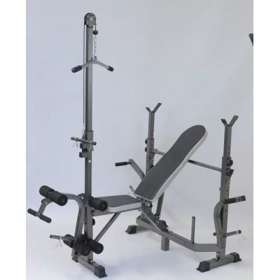 Weight bench with Lat pull down