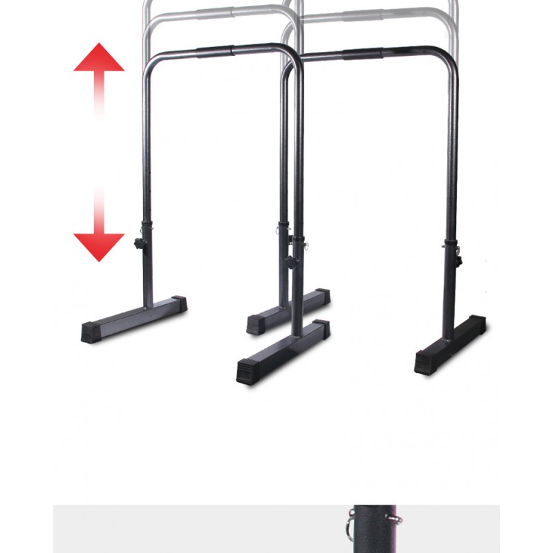 Professional Home Gym Fitness Adjustable Push Up Stand Parallel Dip Bars