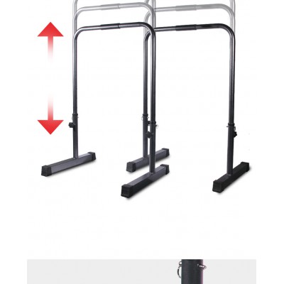 Professional Home Gym Fitness Adjustable Push Up Stand Parallel Dip Bars
