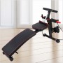 Adjustable Multi-functional Dumbbell bench with leg extension , preacher curl and resistance workout tool