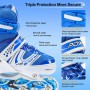 Inline roller skating shoes adjustable size