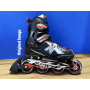 Action Multi color inline roller skating shoes