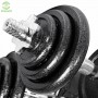 20kg Gym electroplating baking cast iron adjustable dumbbell with box