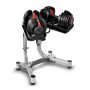 Adjustable dumbbell rack