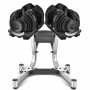 Adjustable dumbbell rack