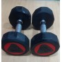 Rubber coated PU Dumbbell 2.5kg,5kg,7.5kg,10kg pair