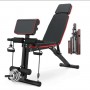 Adjustable utility bench multi purpose sit up and dumbbell bench