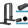Professional Home Gym Fitness  Adjustable Push Up Stand Parallel Dip Bars