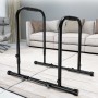Professional Home Gym Fitness  Adjustable Push Up Stand Parallel Dip Bars