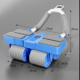 Digital Timing Abs Workout Ab Roller Wheels Automatic Rebound Ab Roller with Elbow Support and Knee Pad