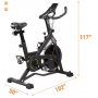 Heavy duty sports indoor spinner exercise bike