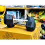 Rubber Coated Hex Dumbbell 5 kg  (2.5kg x 2pcs)