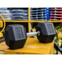 Rubber Coated  Hex Dumbbell 45Kg  (22.5kg x 2pcs)