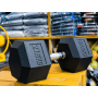 Rubber Coated  Hex Dumbbell 55Kg  (27.5kg x 2pcs)