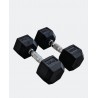 Rubber Hex Dumbbell 20Kg  (10kg x 2)