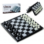 Magnetic Standard Edition Foldable Chess Board 14 Inches Black and White