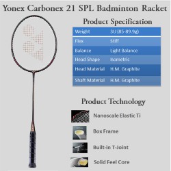 Yonex Carbonex 21 Badminton Rackets CARBONEX 21 Badminton Rackets